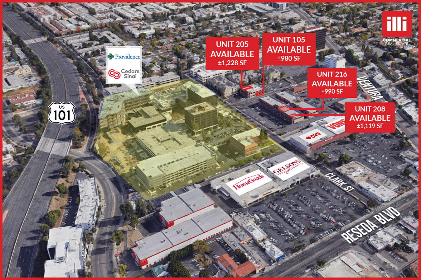 18356-18388 Clark St, Tarzana, CA for Rent