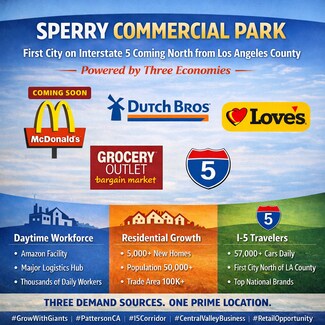 Patterson, CA Commercial Land - 2900 Sperry Ave