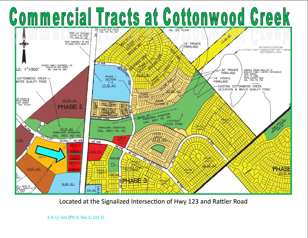 Rattler Rd @ Hwy 123, San Marcos, TX for Sale