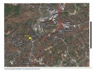 Canton, GA Commercial Land - 9479 Knox Bridge Hwy