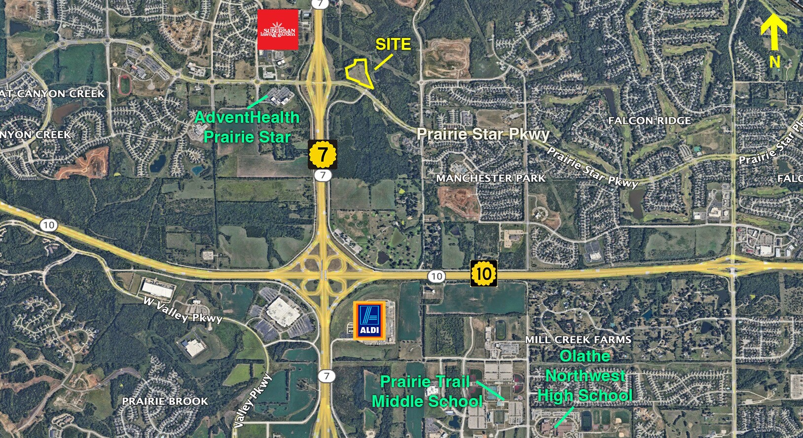 Nec K-7 Hwy & Prairie Star Pkwy, Lenexa, KS for Sale
