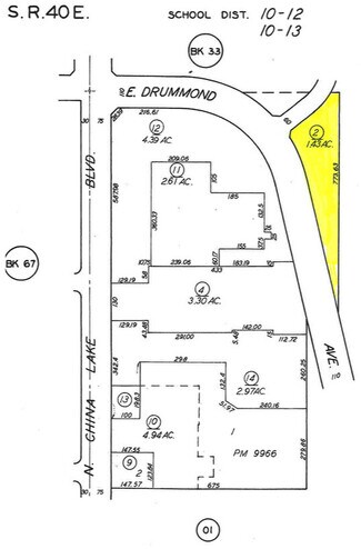 Ridgecrest, CA Commercial Land - Drummond Ave