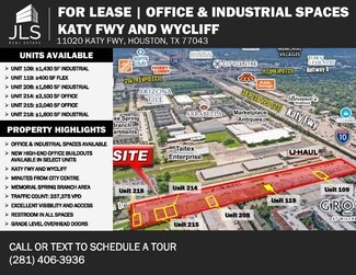 Houston, TX Office, Flex, Industrial - 11020 Katy Fwy