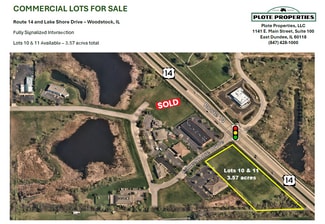 Woodstock, IL Commercial - Rt 14 & Lake Shore Dr Woodstock, IL Commercial - Rt 14 & Lake Shore Dr