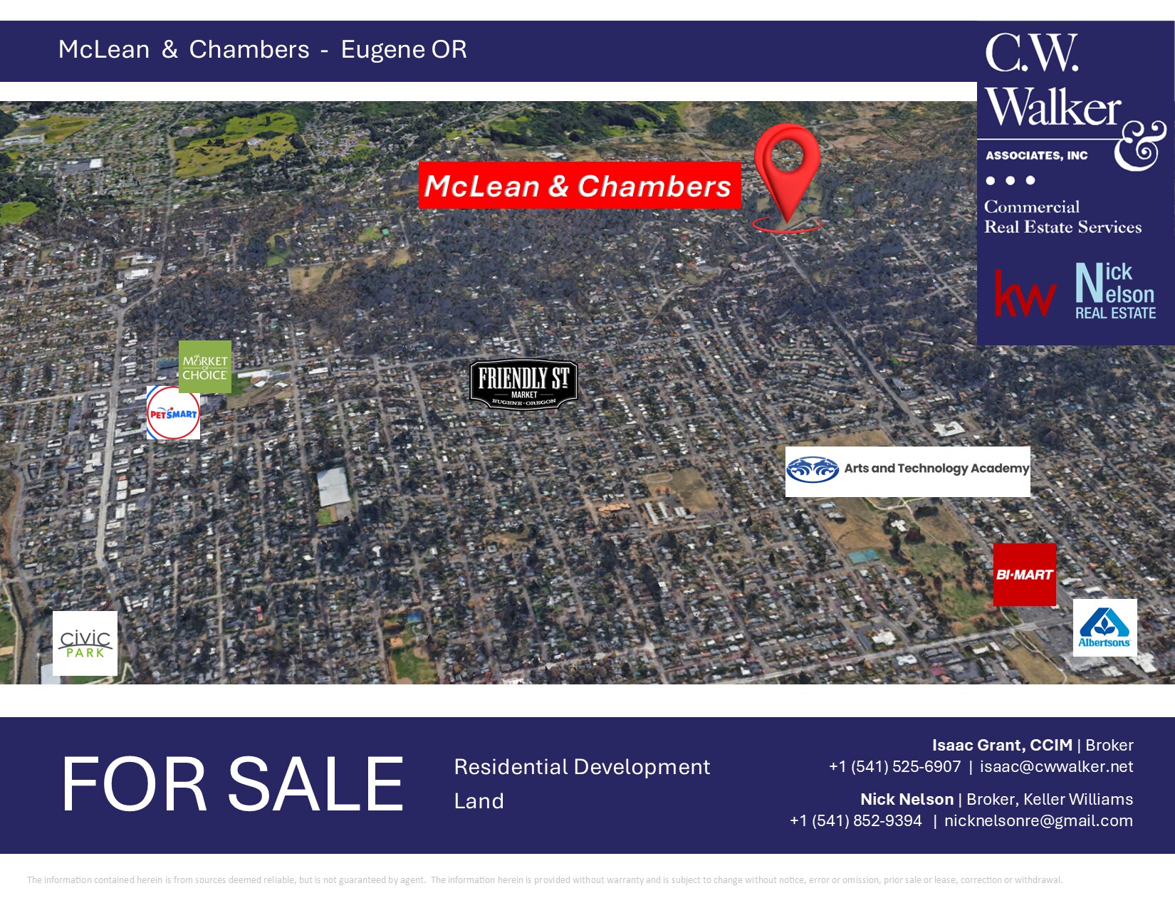 McLean Blvd @ Chambers St, Eugene, OR for Sale