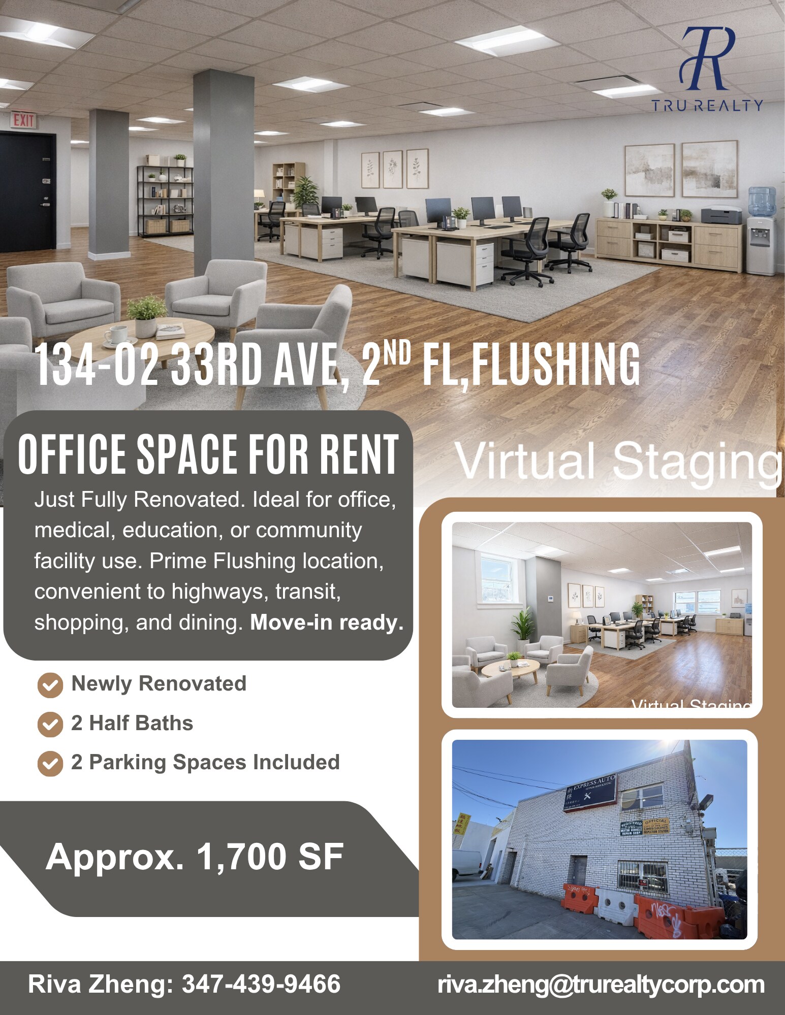 13402 33rd Ave, Flushing, NY for Rent