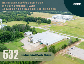 Mulberry, AR Refrigeration Cold Storage - 532 Industrial Park Dr