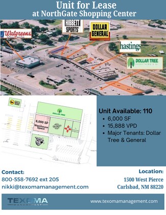 Carlsbad, NM Flex - 1481-1607 W Pierce St