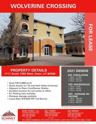 Orem, UT Office - 1111 S 1350 W