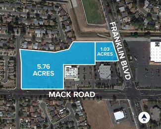 Sacramento, CA Commercial Land - Franklin Blvd & Mack Rd @ Mack Rd