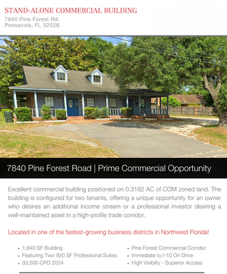 Pensacola, FL Office - 7840 Pine Forest Rd