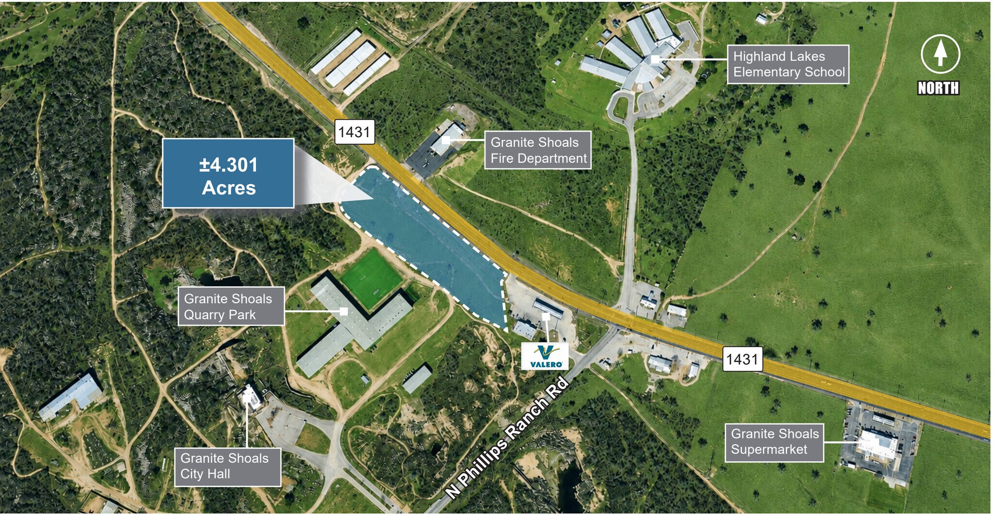 West State Hwy 1431 & N Phillips Ranch Rd, Marble Falls, TX for Sale