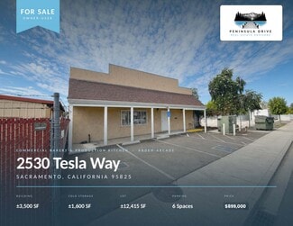 Sacramento, CA Light Manufacturing - 2530 Tesla Way Sacramento, CA Light Manufacturing - 2530 Tesla Way