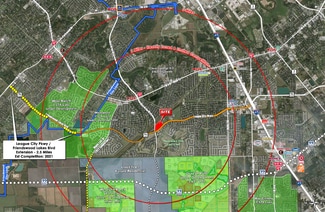 League City, TX Commercial Land - 1333 E Bay Area Blvd