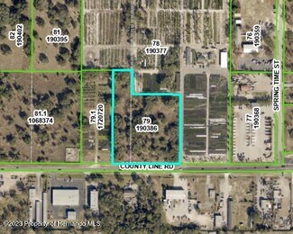 Spring Hill, FL Commercial Land - 0 County Line Rd Spring Hill, FL Commercial Land - 0 County Line Rd