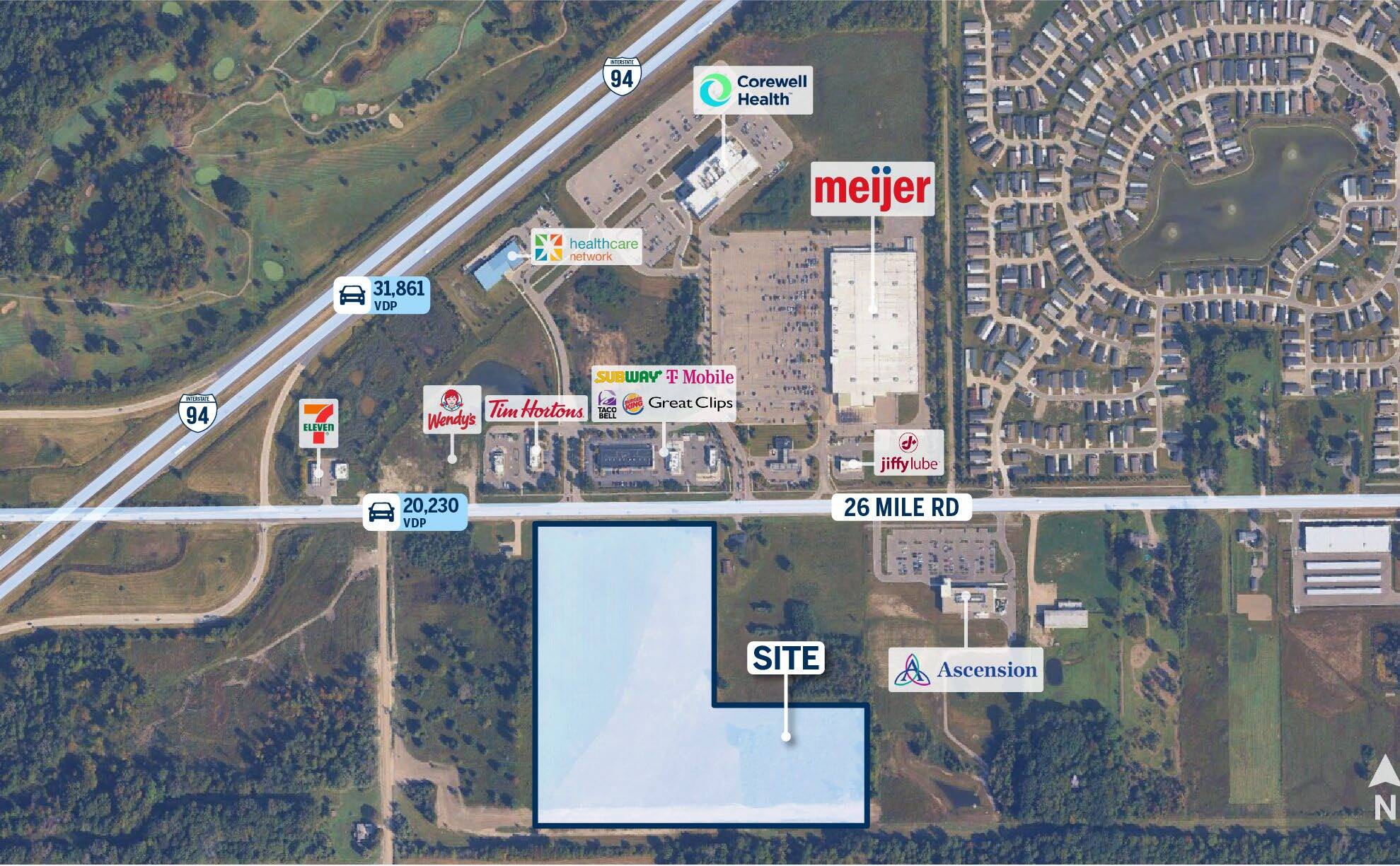 0 26 Mile Rd, Chesterfield, MI for Rent