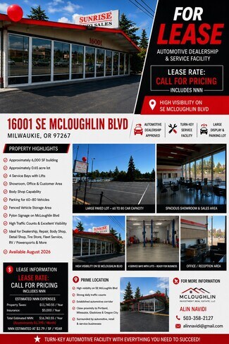 Milwaukie, OR Retail - 16001 SE Mcloughlin Blvd Milwaukie, OR Retail - 16001 SE Mcloughlin Blvd