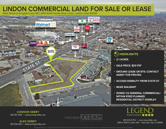 Lindon, UT Commercial Land - 550 Hawks Rise Ln