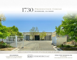 Jurupa Valley, CA Warehouse - 1730 Production Cir