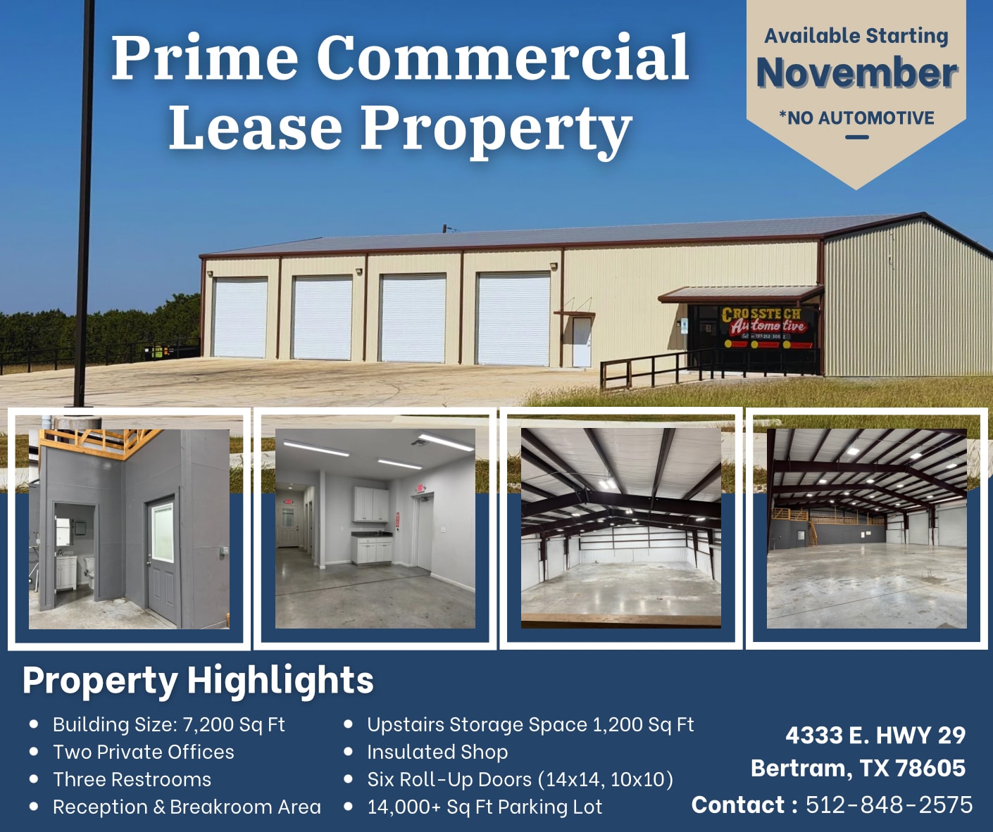 4333 TX-29 Hwy, Bertram, TX for Rent