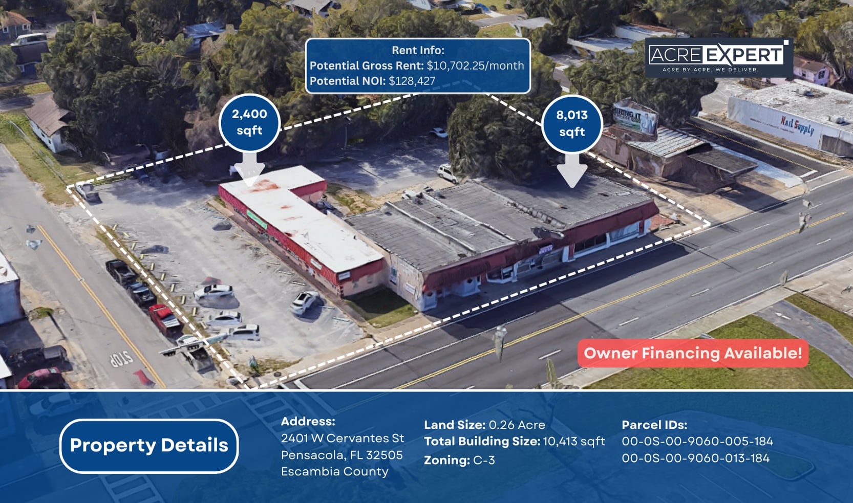 2401 W Cervantes St, Pensacola, FL for Sale