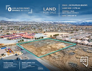 Sparks, NV Commercial Land - 0 Los Altos Parkway