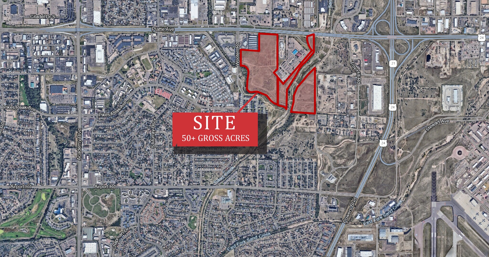SEC Platte Ave @ Wooten Rd, Colorado Springs, CO for Sale