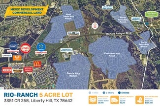 Liberty Hill, TX Commercial Land - 3351 County Road 258