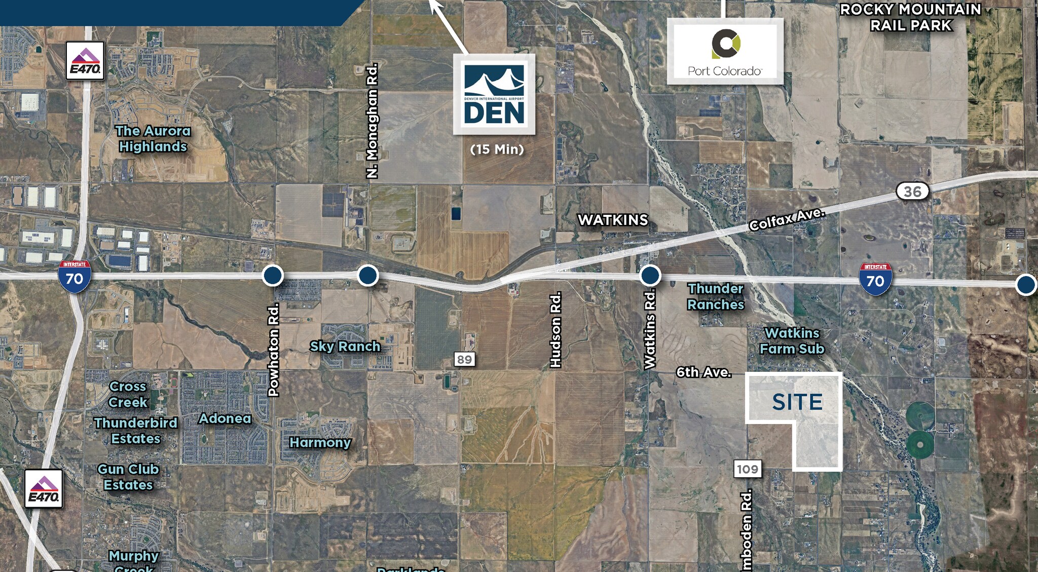 E. 6th Ave @ Imboden Road, Watkins, CO for Sale
