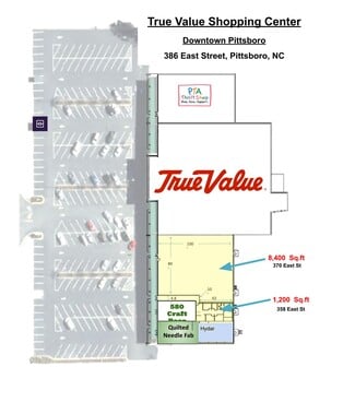 Pittsboro, NC Retail - 350-440 East St