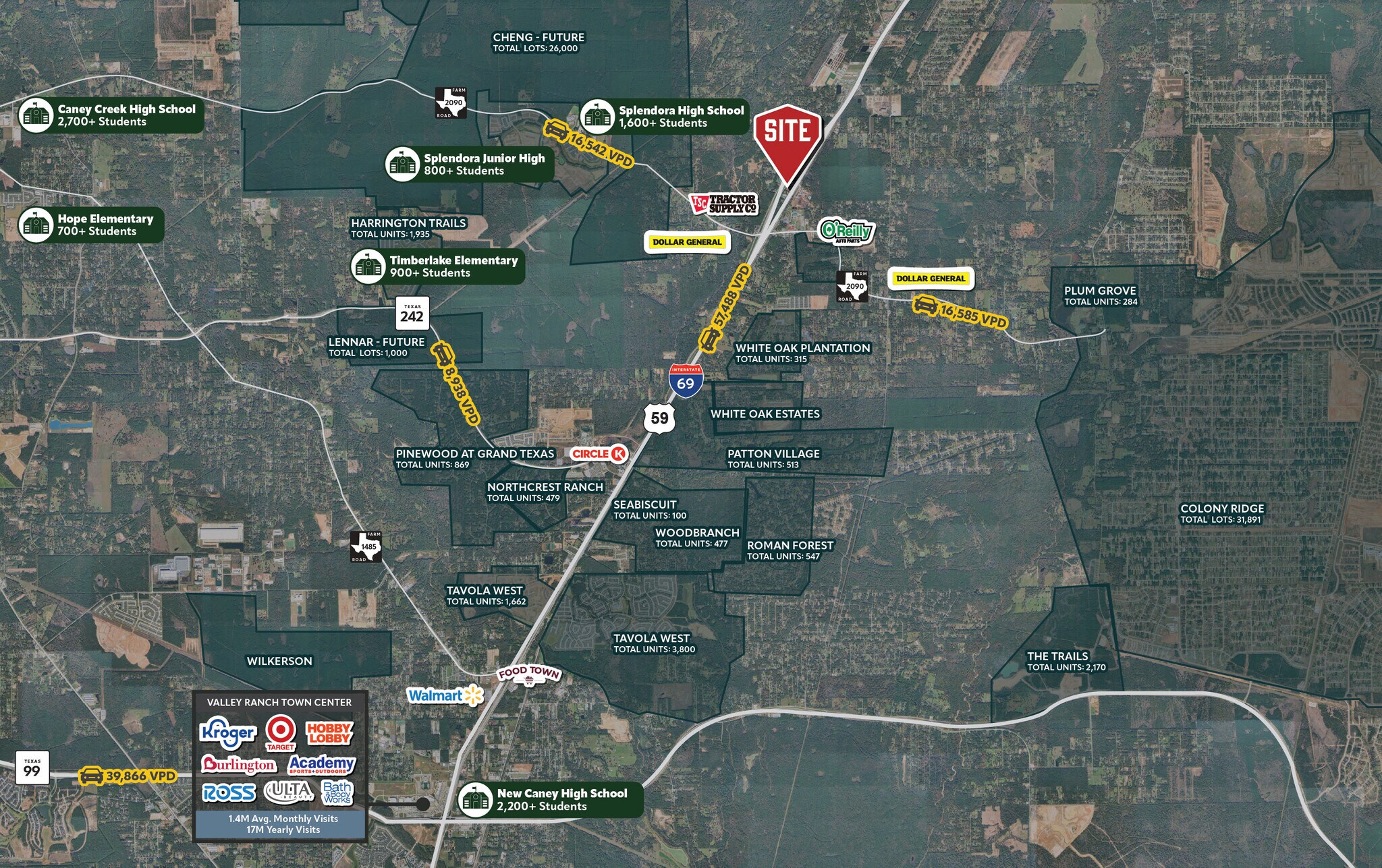 NEQ I-69 / HWY59, Splendora, TX for Sale
