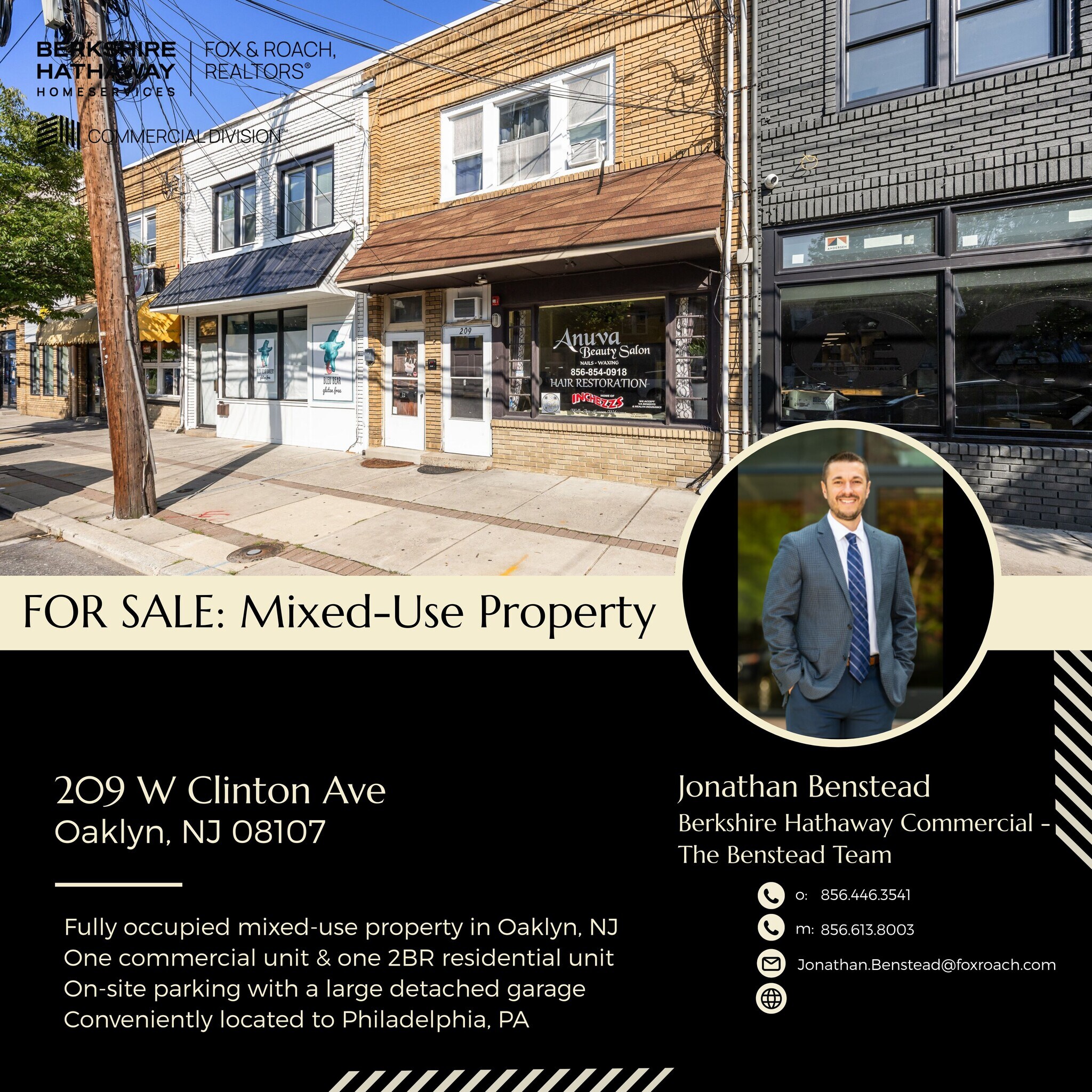 209 W Clinton Ave, Oaklyn, NJ for Sale