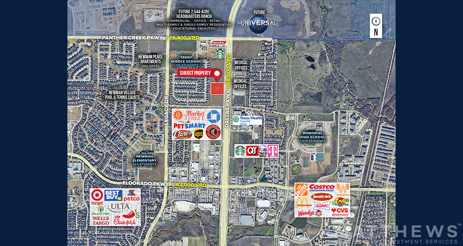 SWQ Dallas Pkwy & Inks Frisco TX 75007 ln, Frisco, TX for Sale