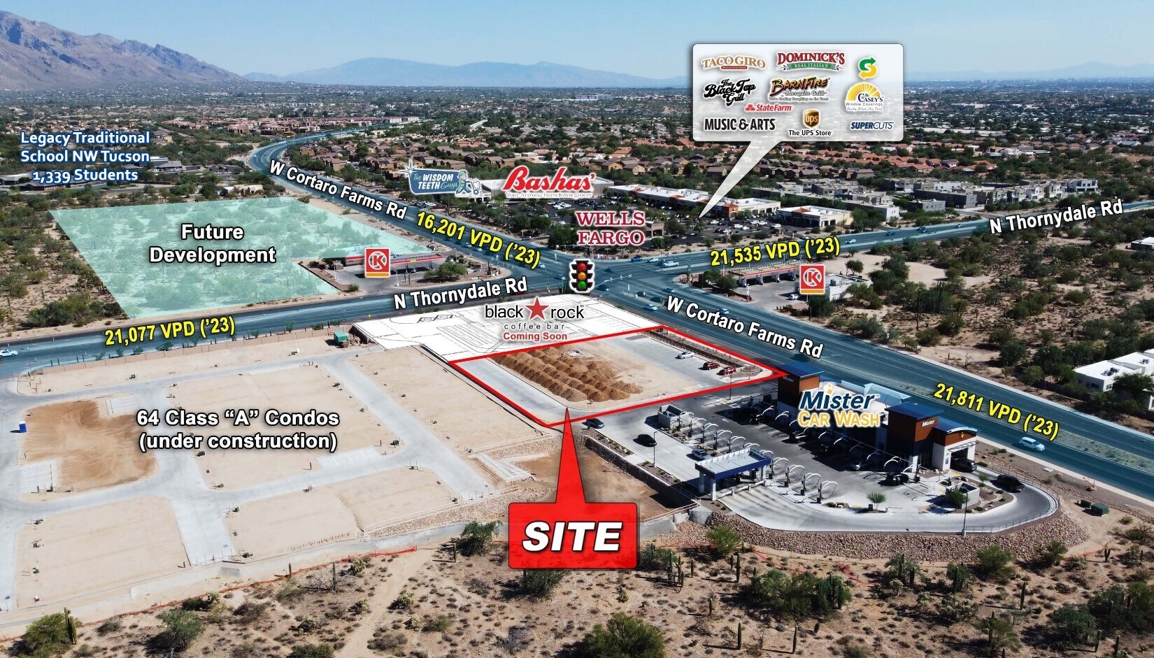 NWC Cortaro Farms Rd and Thornydale Rd, Tucson, AZ for Rent
