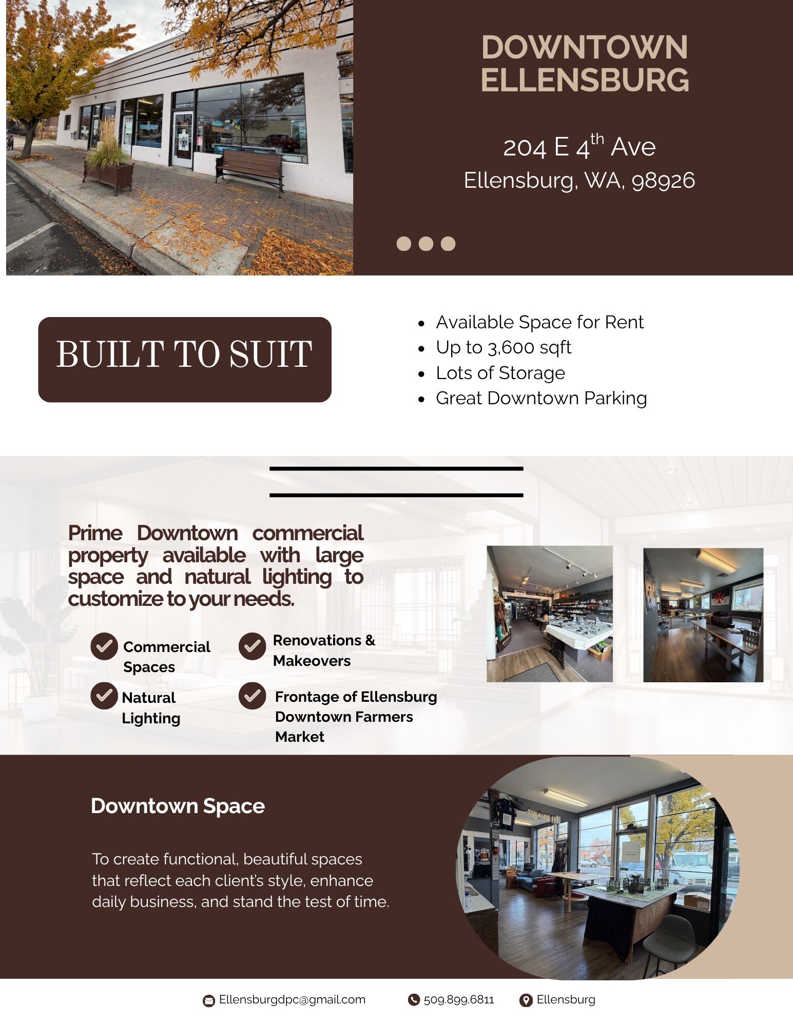 200-206 E 4th Ave, Ellensburg, WA for Rent