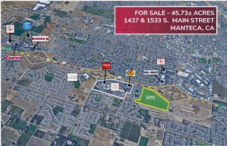 Manteca, CA Commercial Land - 1437 S Main St