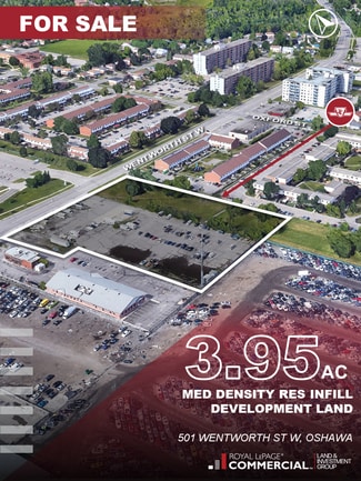 Oshawa, ON Commercial Land - 501 Wentworth St