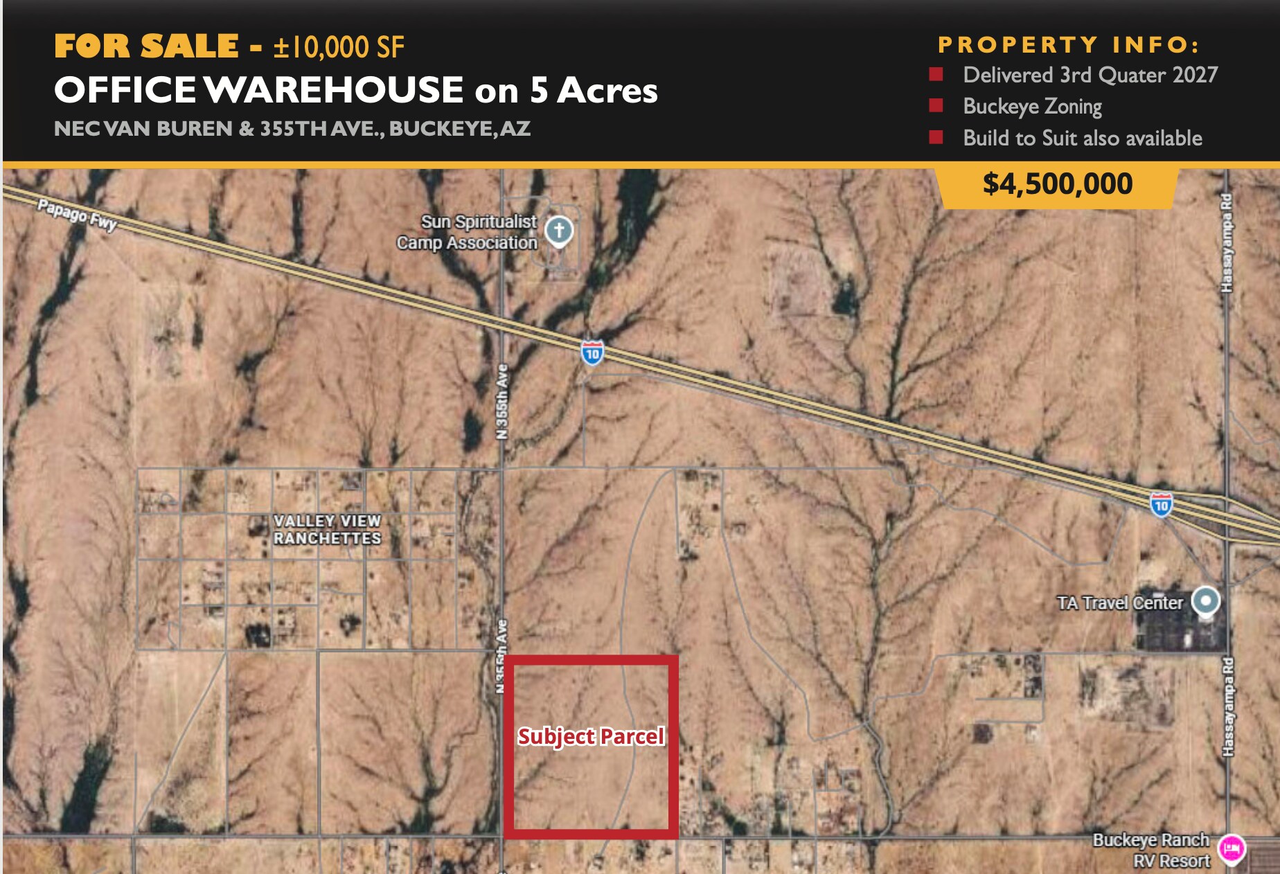 NEC Van Buren & 355th ave, Tonopah, AZ for Sale
