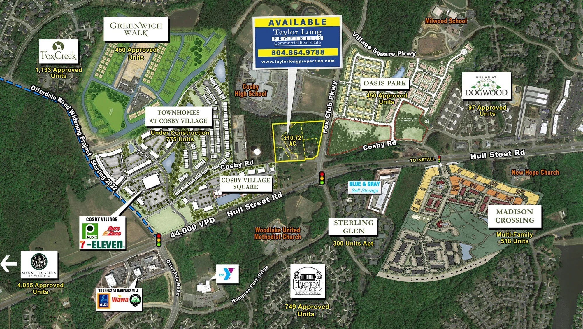 15500-15600 Cosby Rd, Chesterfield, VA for Sale