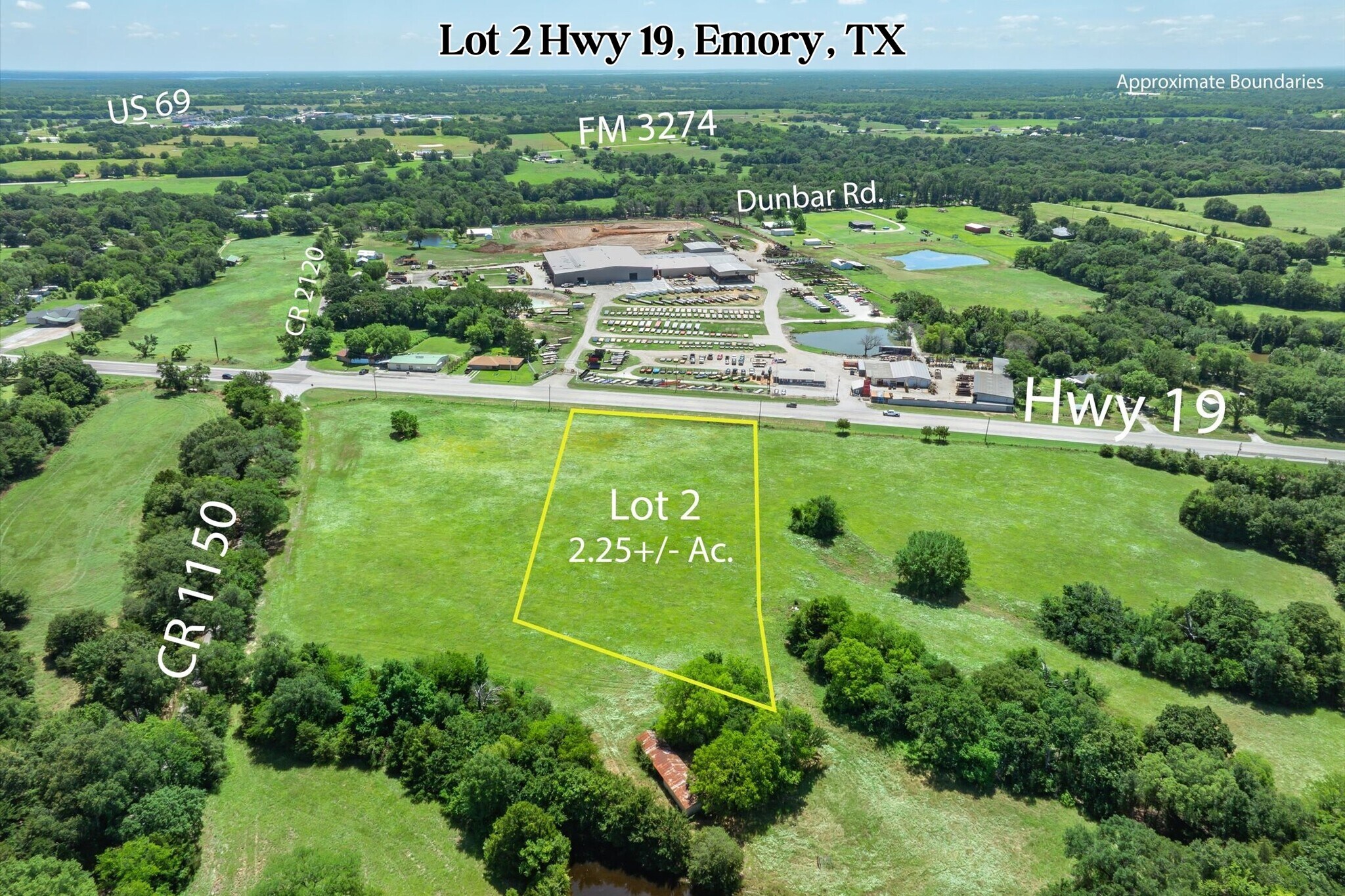 Lot 2 State Hwy 19,, Emory, TX for Sale