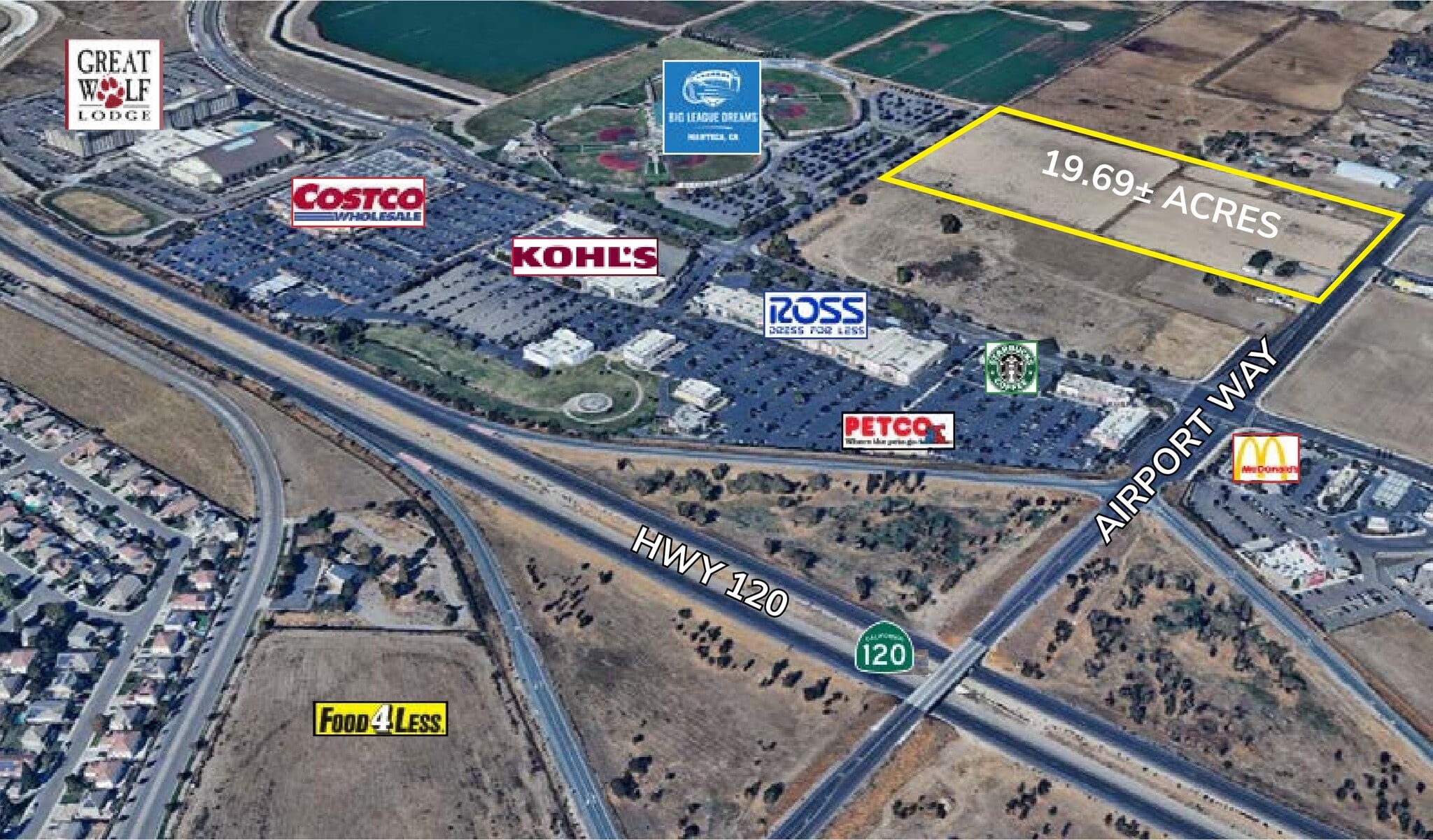 1009-1069 S Airport Way, Manteca, CA for Sale