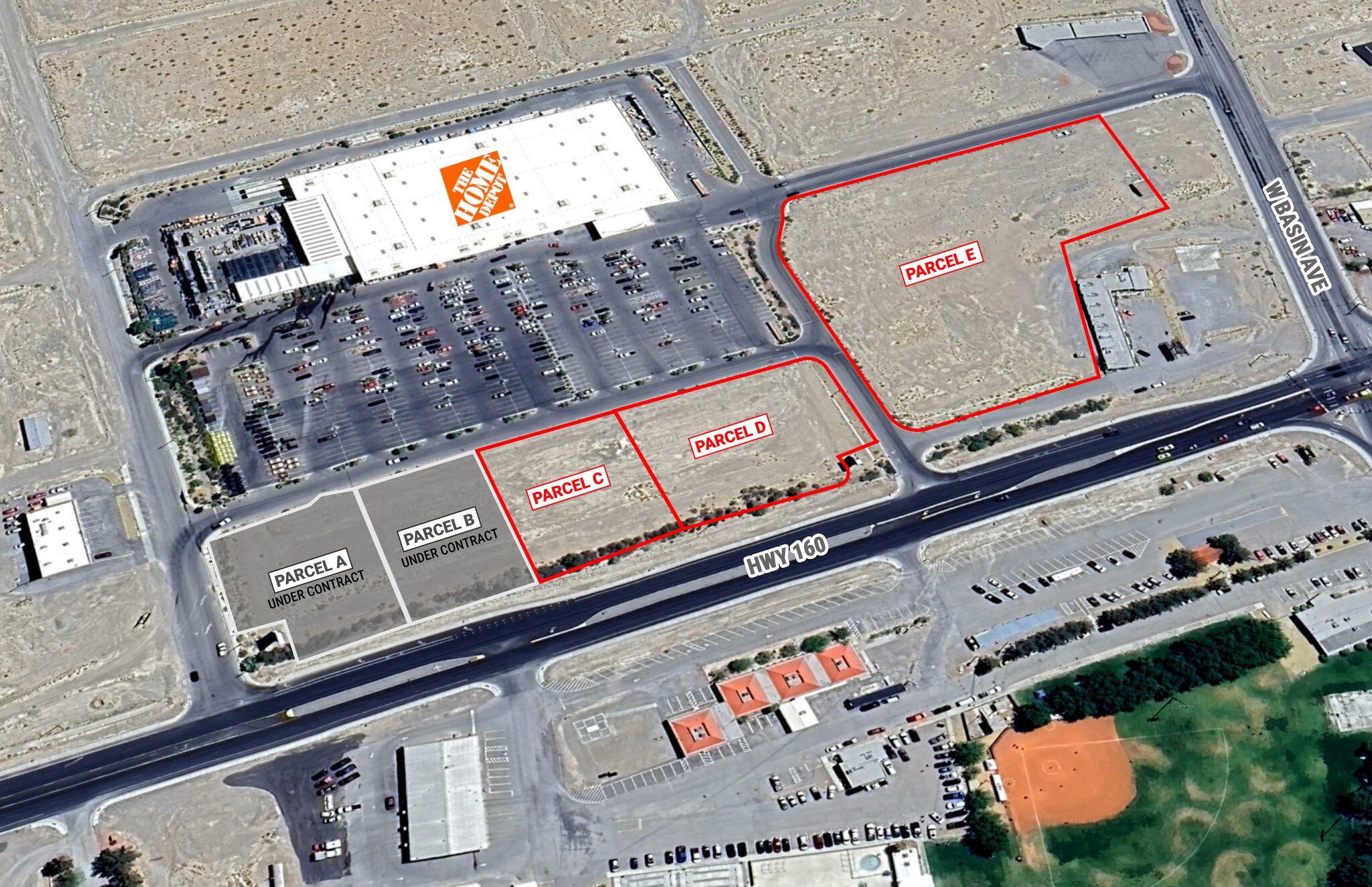 Highway 160 @ Basin Avenue, Pahrump, NV for Sale