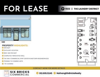 Savannah, GA Office/Retail - 1501-1509 Paulsen St