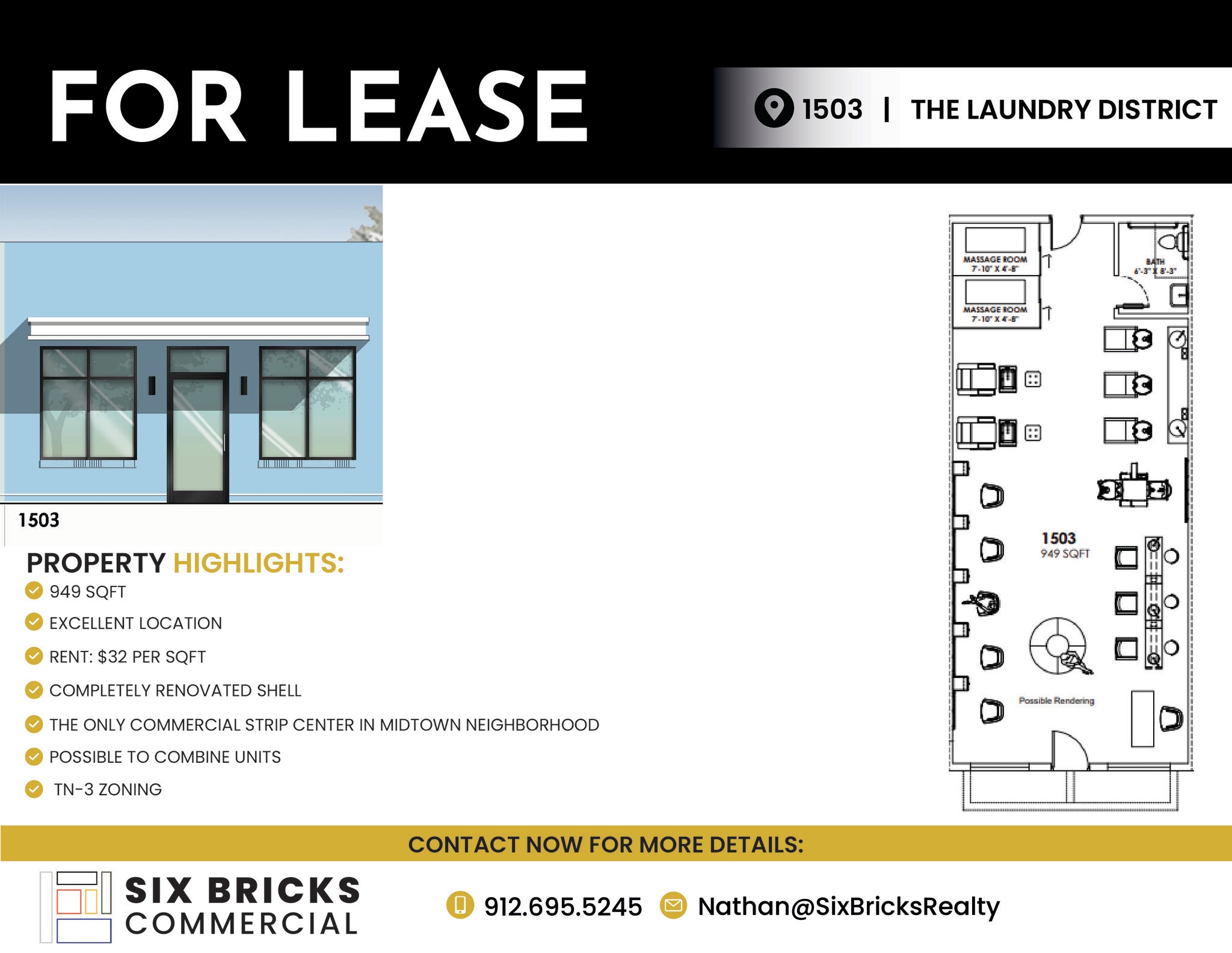 1501-1509 Paulsen St, Savannah, GA for Rent