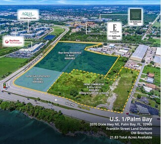 Palm Bay, FL Commercial Land - 3370 Dixie Hwy NE Palm Bay, FL Commercial Land - 3370 Dixie Hwy NE