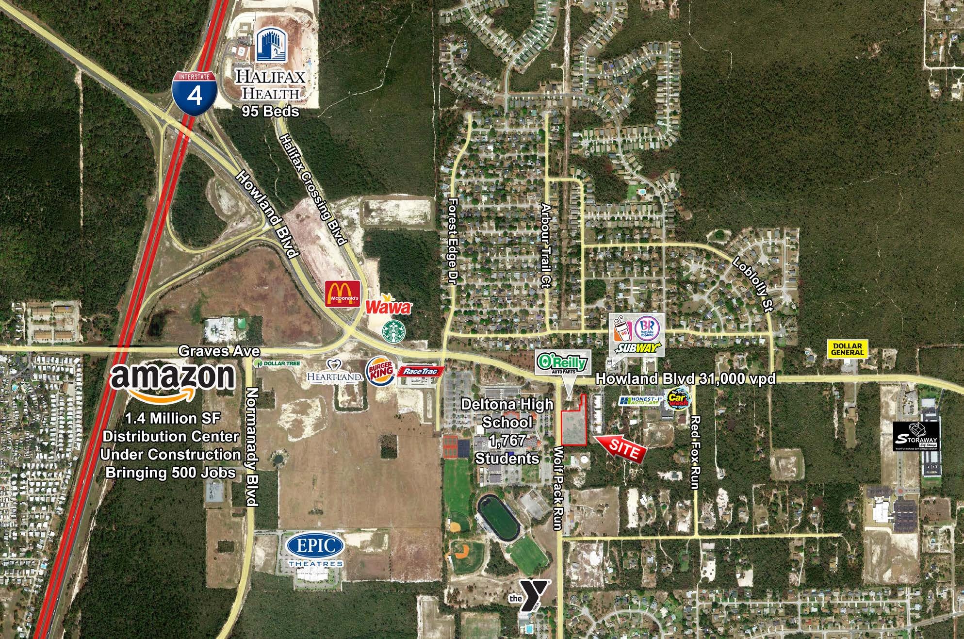 Howland Blvd & Wolfpack Run, Deltona, FL for Sale