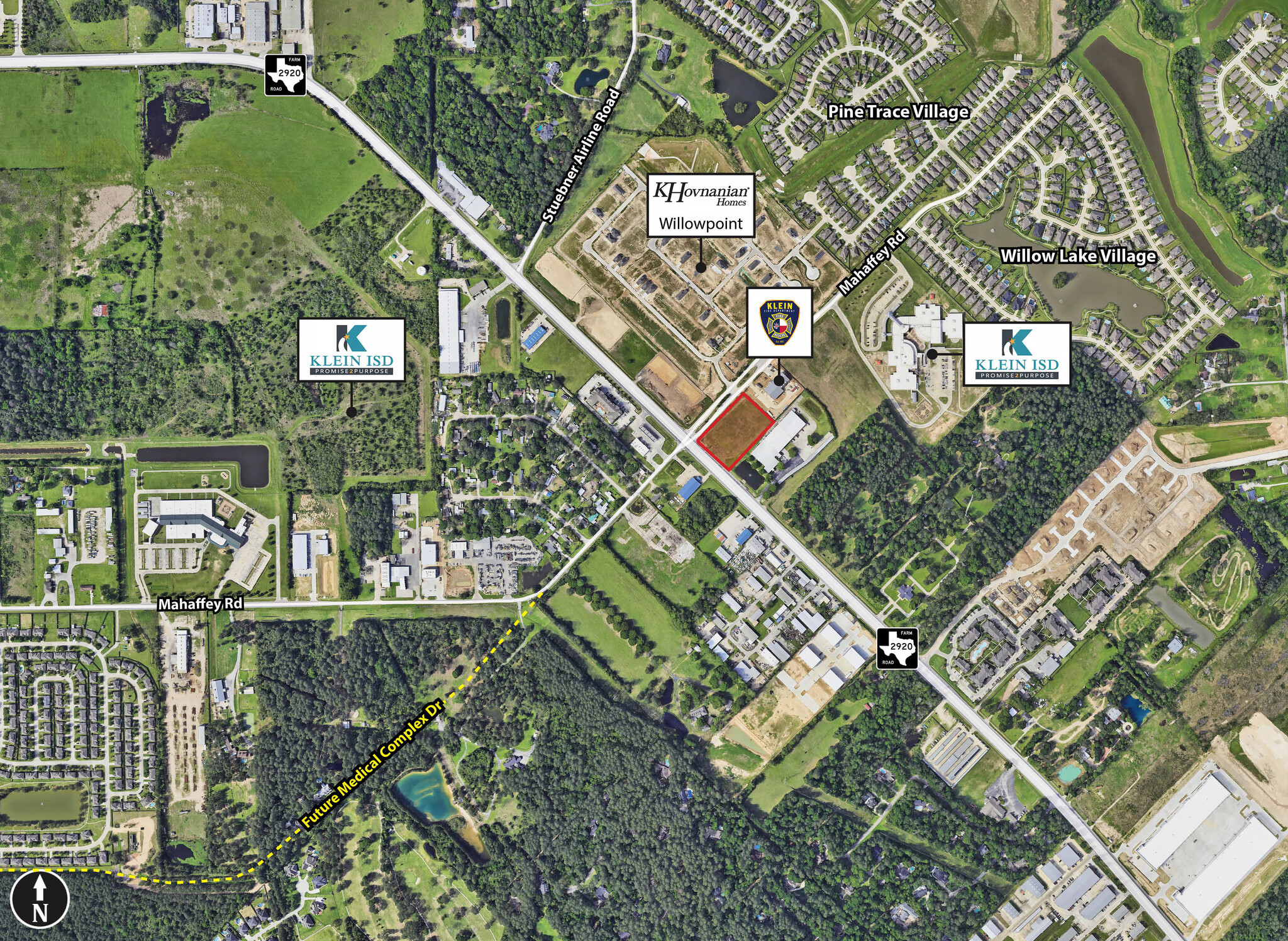 Mahaffey Rd, Tomball, TX for Sale