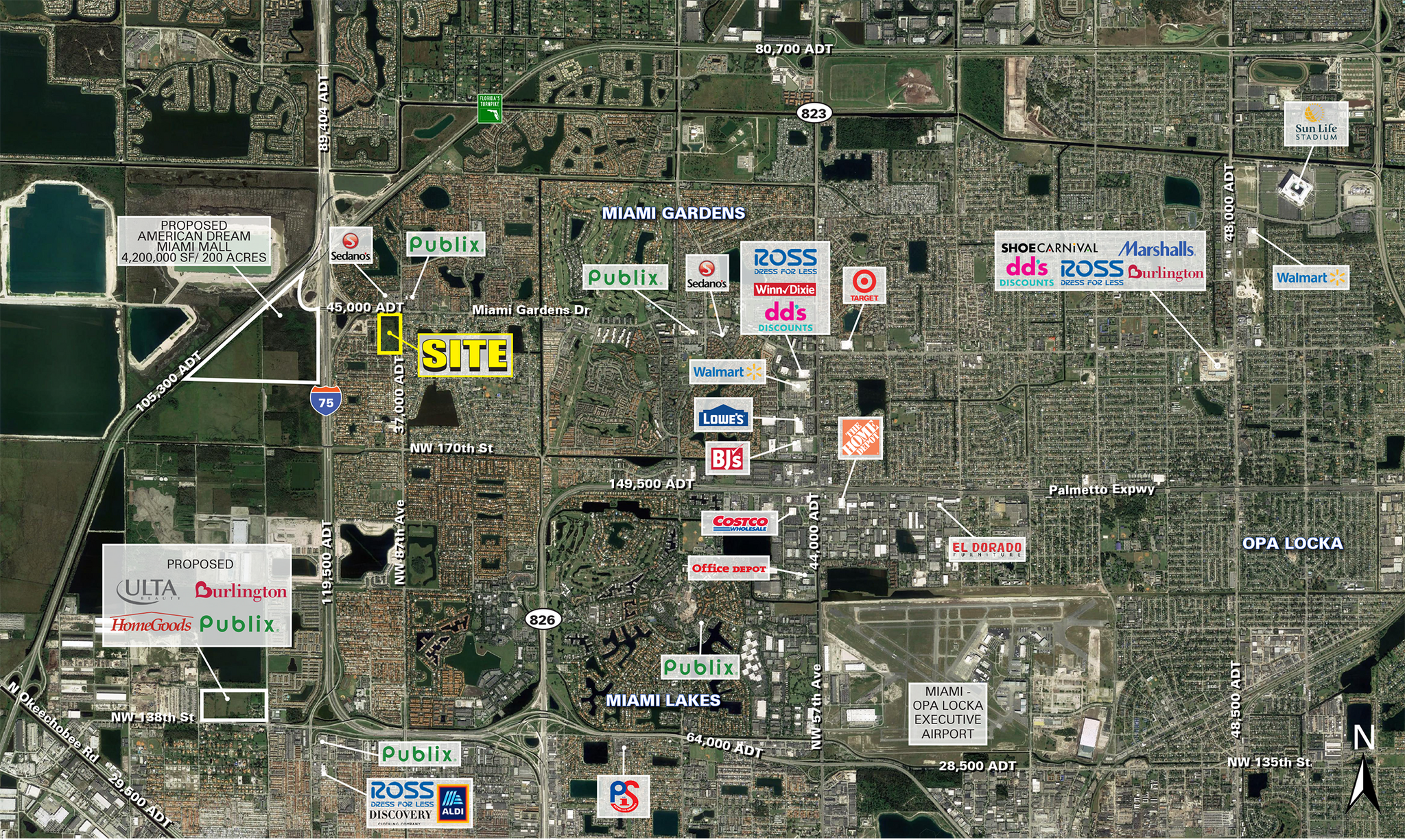 Miami Gardens Dr & NW 87th Ave, Miami Gardens, FL for Rent