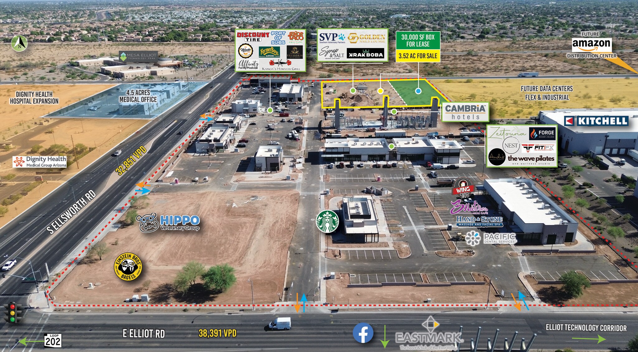 NEC Elliot Rd & Ellsworth Rd, Mesa, AZ for Sale