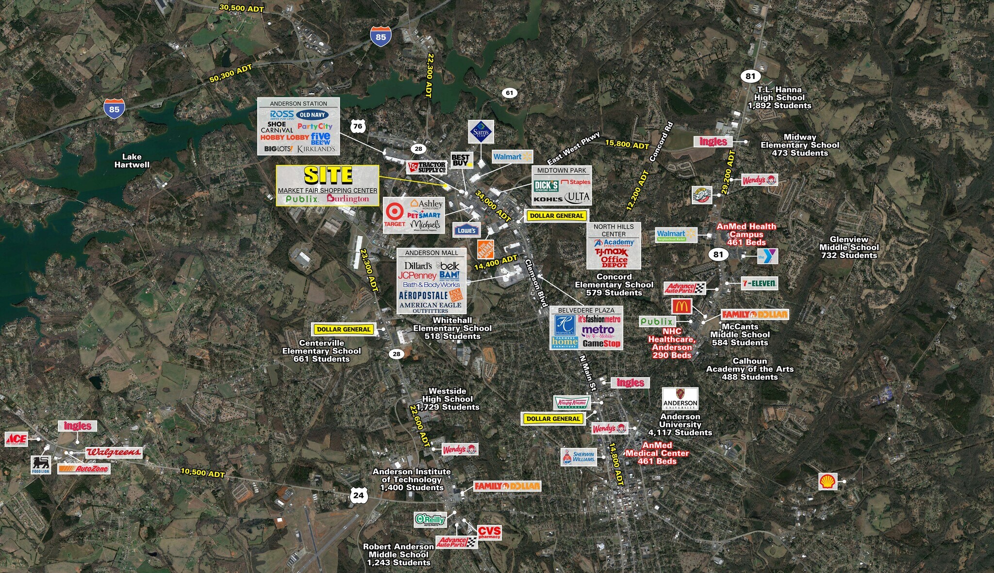 3795 Clemson Blvd, Anderson, SC for Rent